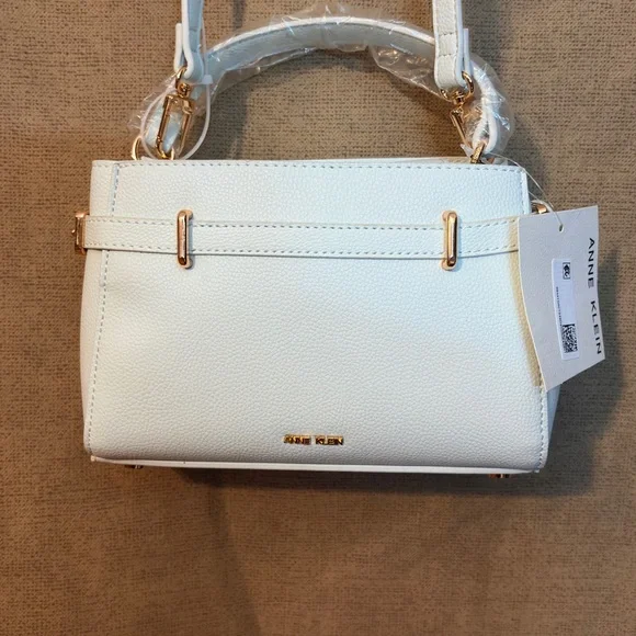 Anne Klein Elegant Belted Handbag - Mint - Picture 1 of 11